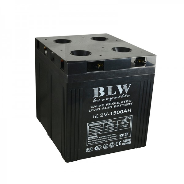 Gray shell colloid small battery 2V-1500AH