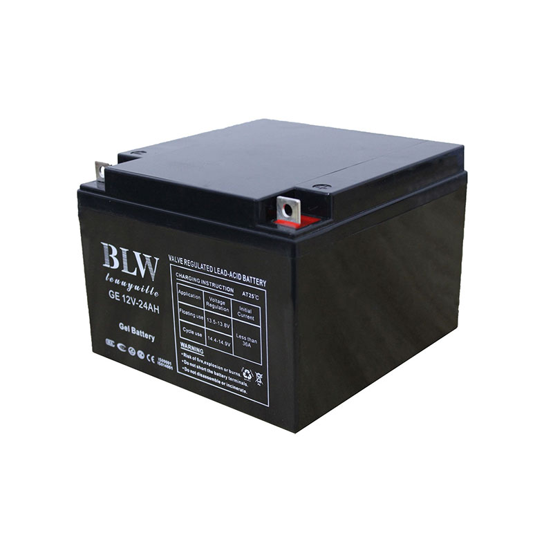 Black shell gel battery 12V-24AH